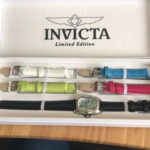 Invicta Limited Edition watch with changeable bands. Brand new, never worn.